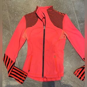 lululemon athletica Pink and Black Ski Jacket